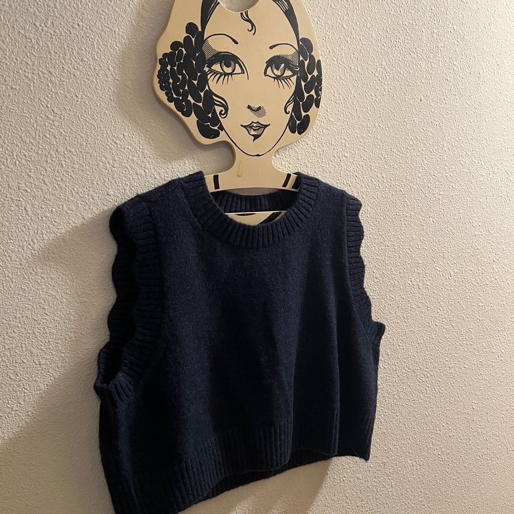 NWOT Eloquii Navy Sweater Vest